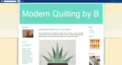 Desktop Screenshot of modernquiltingbyb.com