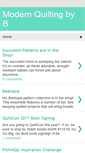 Mobile Screenshot of modernquiltingbyb.com
