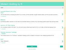 Tablet Screenshot of modernquiltingbyb.com